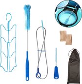 Waterzak Schoonmaak Set met Twee Tabletten - Drinkrugzak - Drinkzak - Waterrugzak - 3 Borstels - Voor Hardlopen, Fietsen, en Hiken