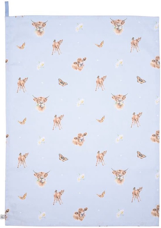 Torchon Wrendale - Torchon 'Farmyard Friends' Animaux de la basse-cour - Essuies de vaisselle Wrendale Designs