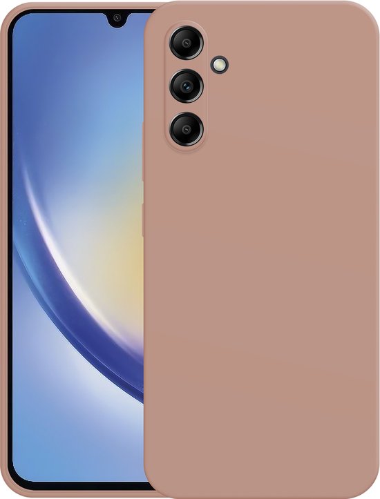 Cazy hoesje geschikt voor Samsung Galaxy A34 Hoesje - Color Backcover - Roze