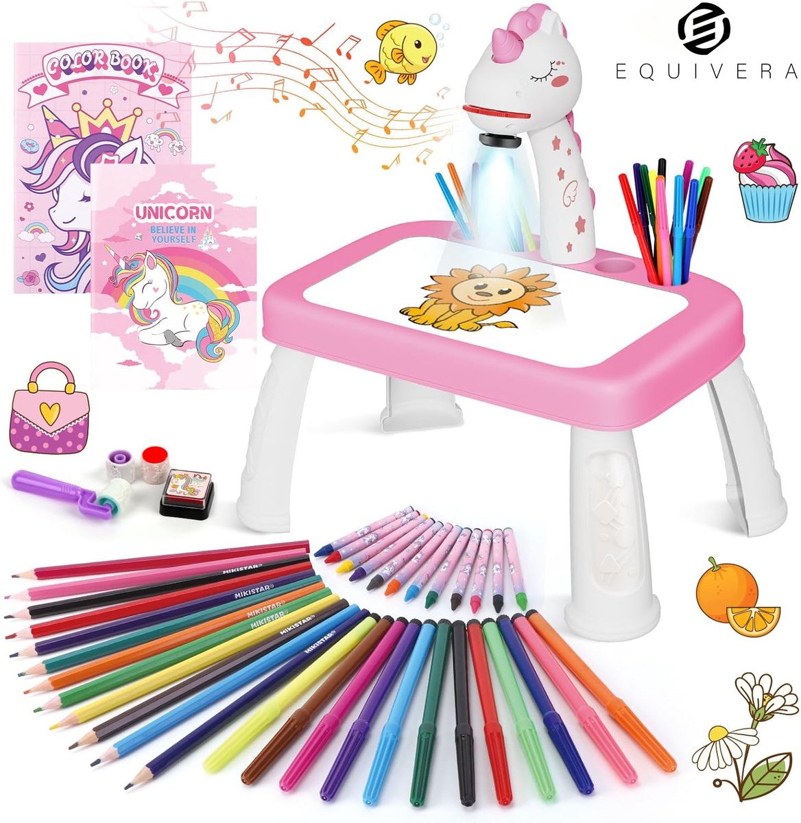 Equivera Tekenprojector Kinderen - Tekenprojector voor Kinderen - Tekenprojector - Tekenmachine Kinderen - Tekenmachine