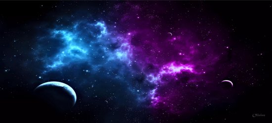 Olivivo® | Tapis de souris | Tapis de souris de Gaming XXL | Dessous de verre | Grand tapis de souris | 90x40CM | voie Lactée