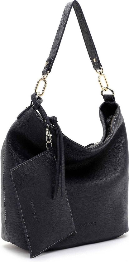 SURI FREY Sac à épaule bandoulière Sac à épaule Orry Hobo Bag Blue Bleu marine