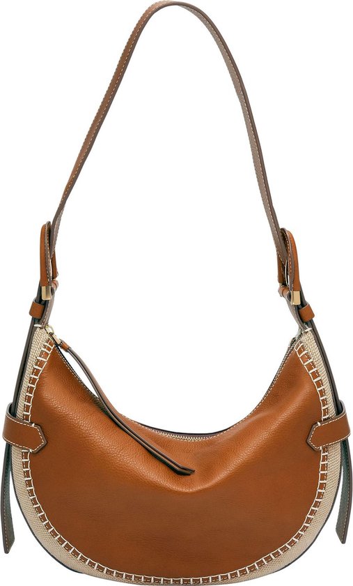 Sac à Main FOSSIL Jolie Hobo - Cuir Marron, Bandoulière Ajustable, Neuf Avec étiquettes
