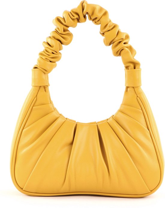 SEIDENFELT MANUFAKTUR Sac à épaule Elnes Handbag Golden Yellow Moutarde