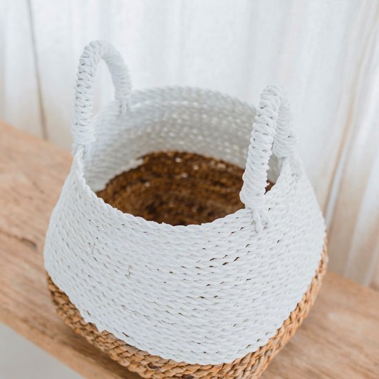 1Pc Macrame Opbergmand Boho Decor Manden voor het
