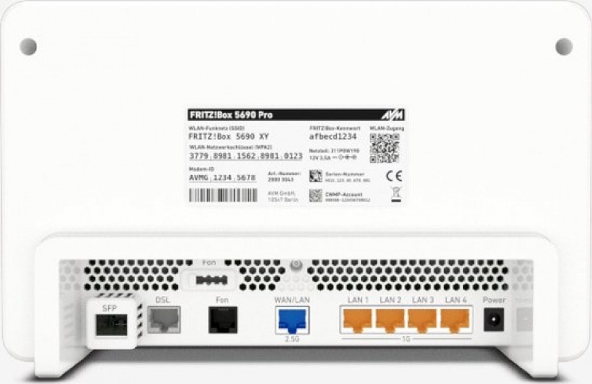 AVM FRITZ!Box 5690 Pro - Draadloze Router - Mesh - WiFi Versterker - Tri-Band - WiFi 7 – foto 7