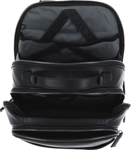 Mandarina Duck Y-LITE Roll Top Backpack with Buckle Black – voilà.id