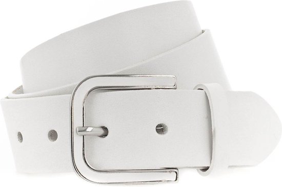 Vanzetti Cuir Ceinture 35mm Leather Belt W75 White Blanc