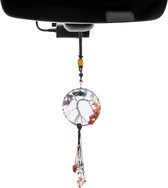 Auto Pflanze Häkeln Hängekorb Niedlich Topfpflanzen Korb Spiegel Zubehör Hängende Auto Häkeln Dekor J1J7 Ornament Rückseite