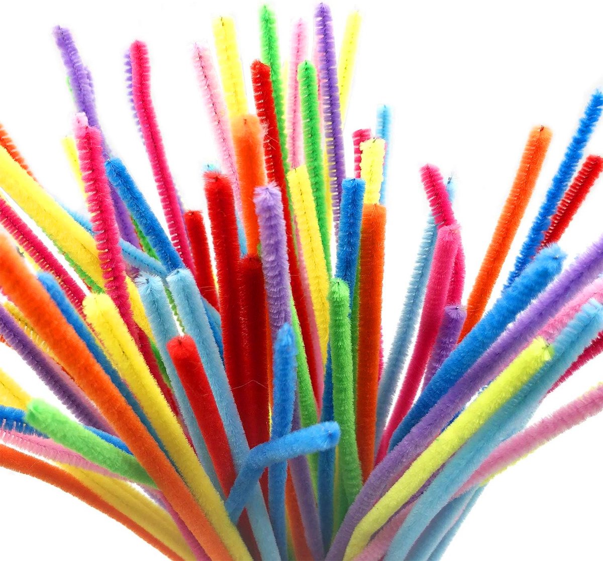 Allerion Gekleurde Pijpenragers – Set van 400 Chenilledraden – 20 Kleuren, 30 cm Lang – Voor Knutselen, DIY, Hobby en Creatieve Projecten – Chenille Draad – Flexibele Pijpenragers voor Kinderen en Volwassenen — afbeelding 4