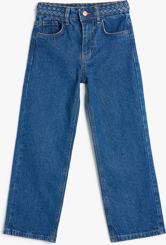 Cecil Jeansbroek, recht en hoog, Rinsed Wash, 33W x 32L