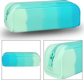 BOMKEE Tekening Potlood Case 220 Slots Gekleurde Pen Organizer Bag Draagbare Schilderij Opslag Stationery Pouch Waterdichte Multilayer Gel Pens Potloden Houder voor Kinderen Volwassenen(Konijn