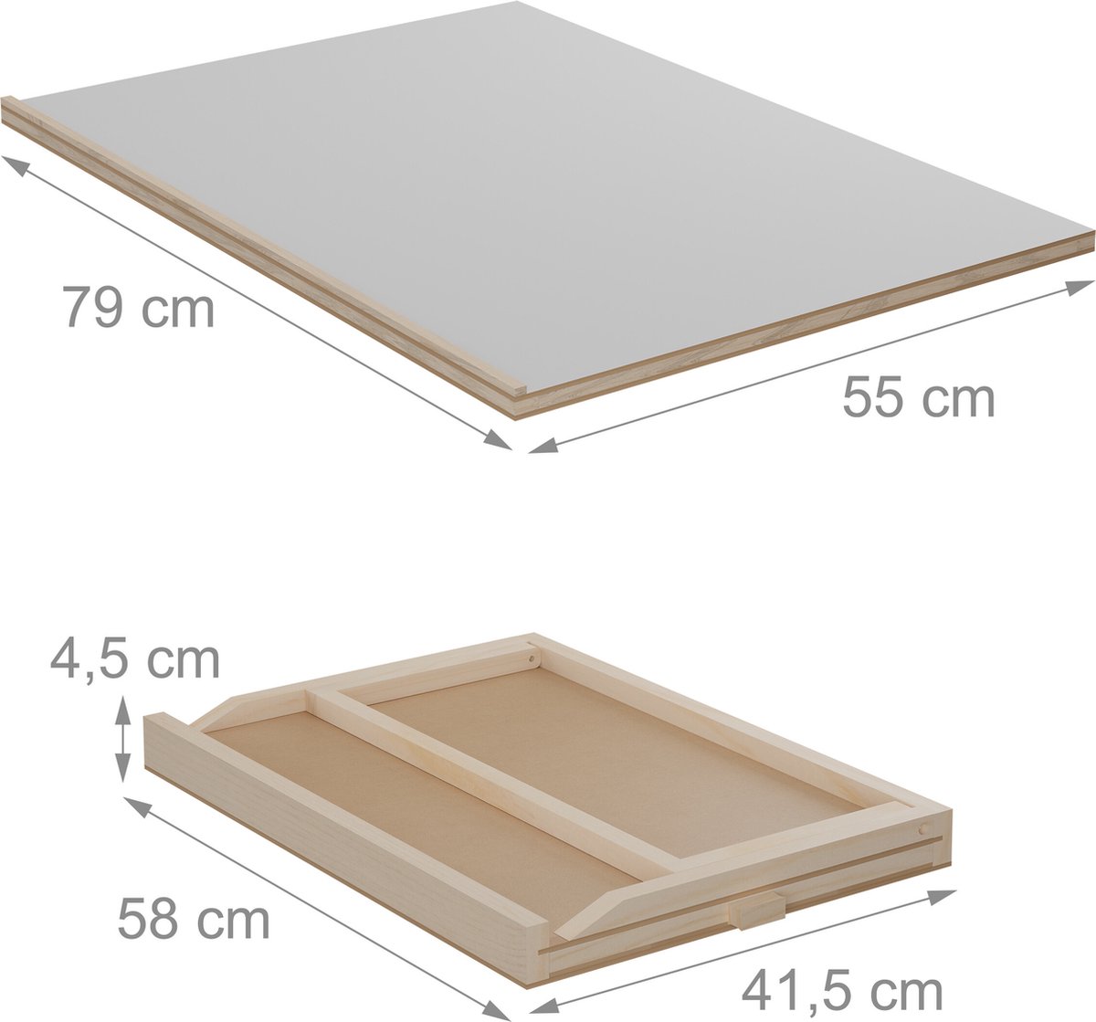 Puzzelbord voor 1000 stukjes kantelbaar