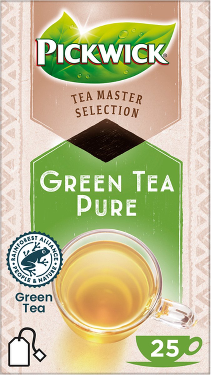 Pickwick Thee | Master Selection Tea | Groene Thee | 4 x 25 zakjes