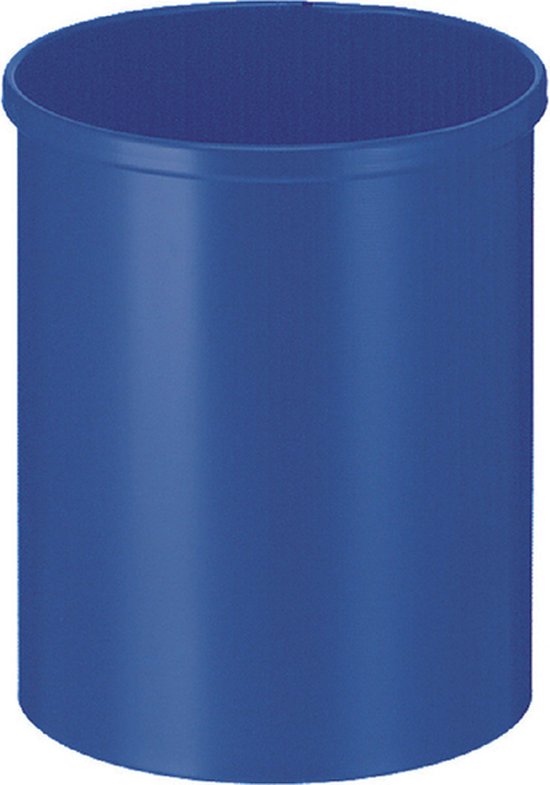 Papierbak Rond Vepabins 15 l - Blauw