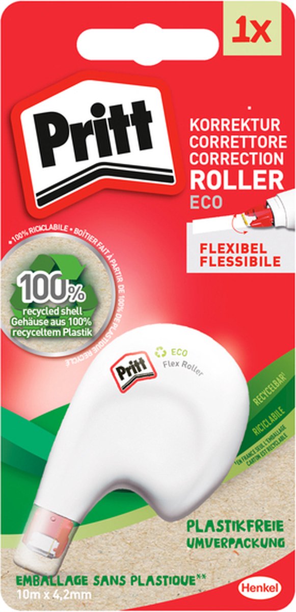 Correctietape pritt eco flex 4.2mmx10m blister | 10 stuks