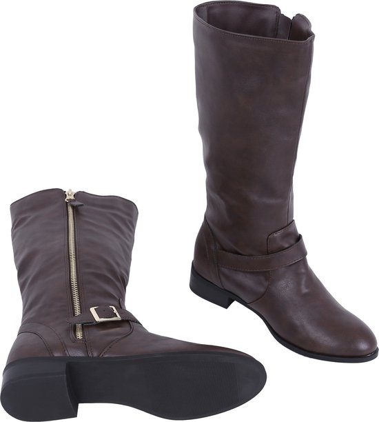 Bottes Marron Femme Relife Jalitoy | Espace des marques