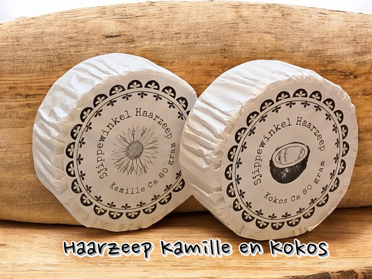 Sjippewinkel - Haarshampoo-Haarzeep-Kamille - Plasticvrij