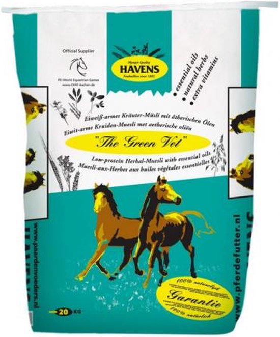 Havens Green Vet Reform Kruiden Muesli 20kg Havens Green Vet Reform Kruiden Muesli 20kg