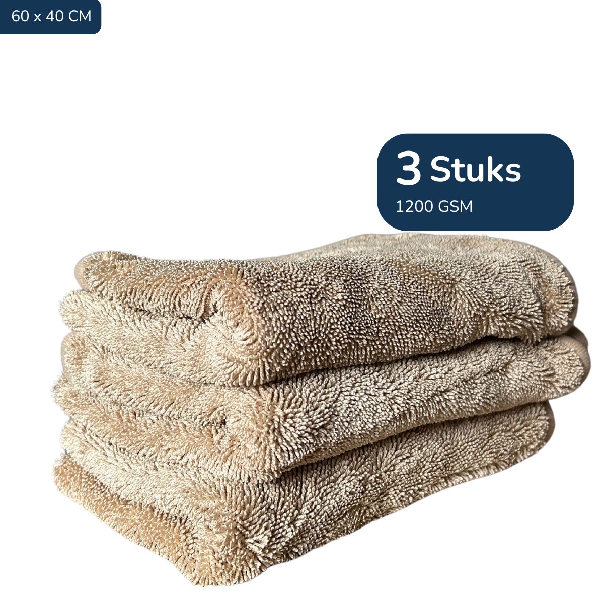 Goedkoopste TileDry® Droogdoek Badkamer - 3 Stuks - Hoge Kwaliteit - Droog doeken voor Badkamer, Auto, en Keukenschoonmaken - Raamdoeken Streepvrijdroog - Microvezeldoekjes Schoonmaak - Fastdry Wonderdoekjes - Streeploos & Kalkvrij - Absorbeert tot 1L - 60x40cm