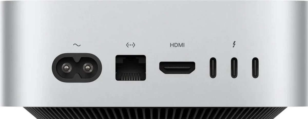 Apple Mac Mini 2024 M4 - 24GB RAM - 512GB opslag - 10-core CPU | bol
