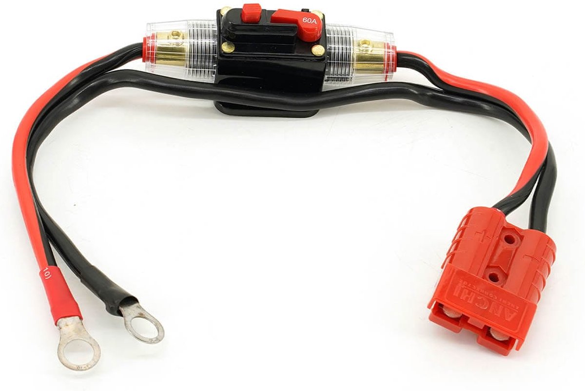 Evion Kabel – Anderson naar M8 + Automatische Zekering 40A