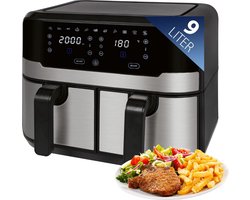 Dubbele Airfryer - Dubbele Mand - Dual Cook - Heteluchtfriteuse