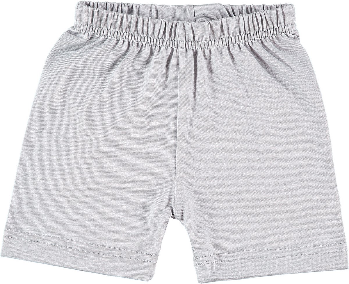 Korte broek grijs 74/80 (6-12 maanden) - biologisch katoen