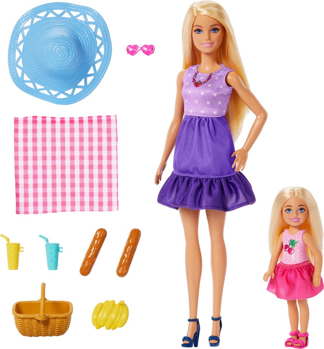 Barbie Malibu Picknickset met Chelsea - Modepop — afbeelding 2