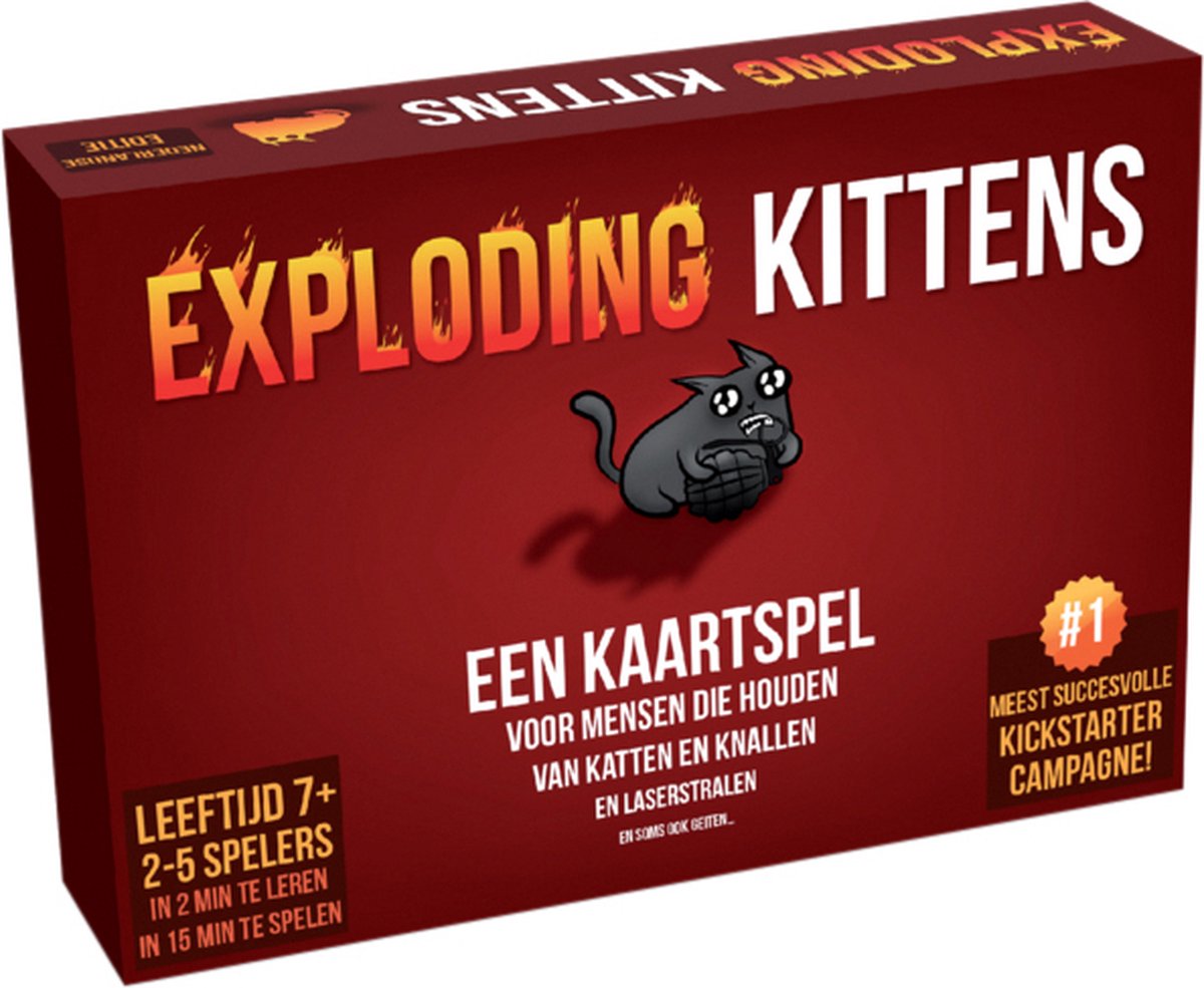 Exploding Kittens Originele Editie - Kaartspel vol spanning en humor - 2 tot 5 spelers - Vanaf 7 jaar — afbeelding 14