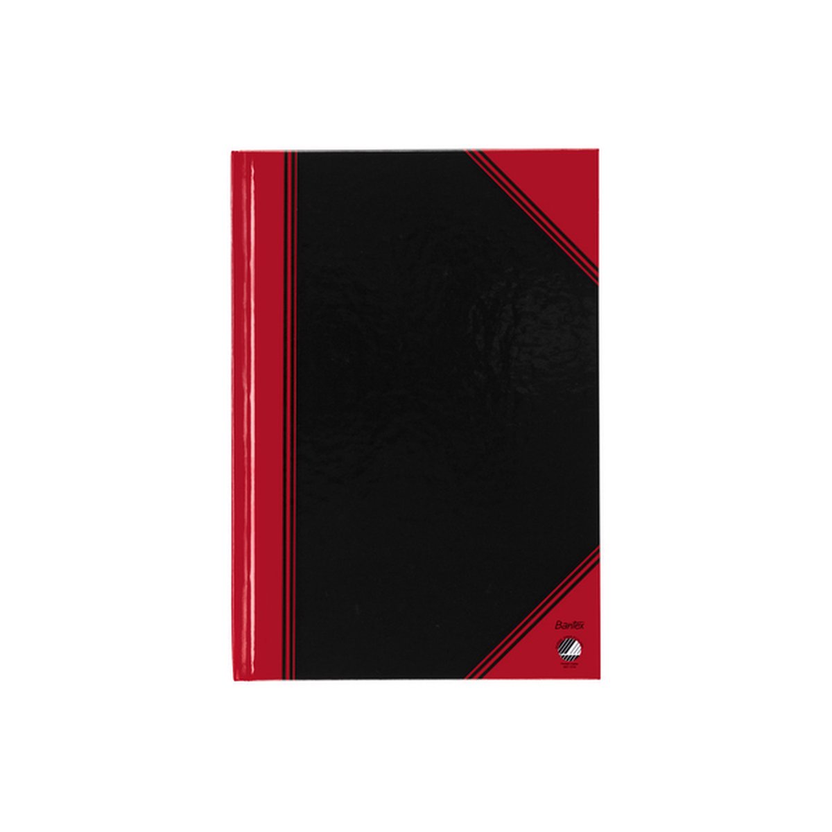 Notitieboek bantex zwart/rood a5 lijn 70gr 96vel | 6 stuks