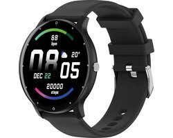Royal Supplies SQ-33 Smartwatch - Smartwatch Heren - Smartwatch Dames- Smartwatch Kinderen - HD Touchscreen - Horloge - Stappenteller - Bloeddrukmeter - Saturatiemeter - IOS & Android -Screenprotector- Black