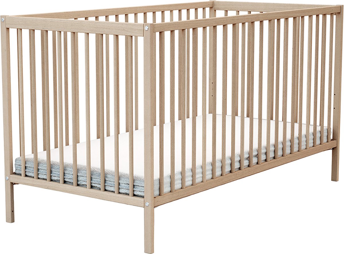 AT4 - Kinderbed ONE in hout Beuken onbewerkt 70 x 140 cm