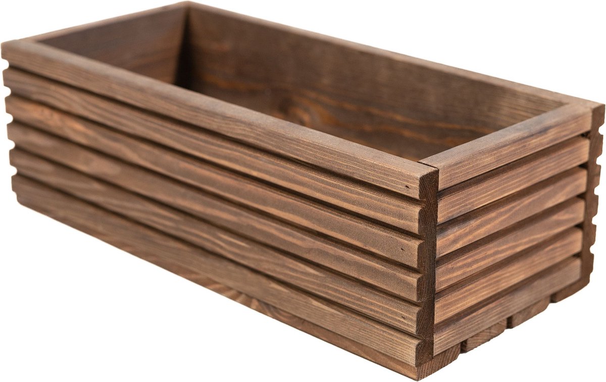 Horziontale Bloembak Danee 44 cm - Donker Bruin