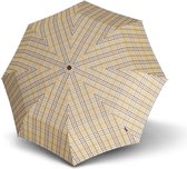 Knirps Parapluie Smart & Casual Line Minimatic Light Umbrella Cream-White Check Beige