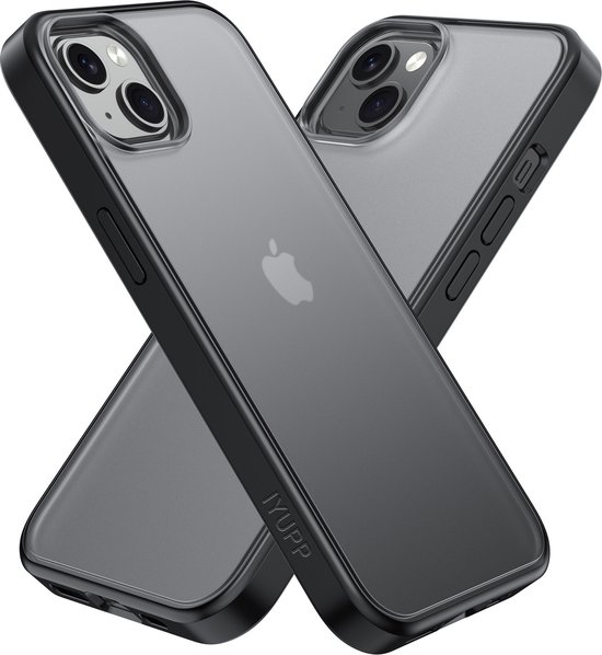 IYUPP iPhone 13 Bumper Zwart x Matte Zwart Antichoc