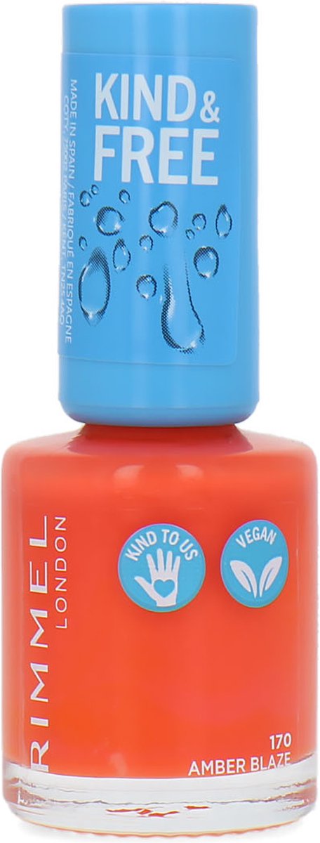 Goedkoopste Rimmel Kind & Free Nagellak - 170 Amber Blaze (set van 3