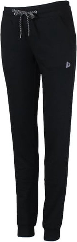 Pantalon de survêtement Donnay avec élastique - Pantalon de sport - Femme - Taille XXXL -Noir