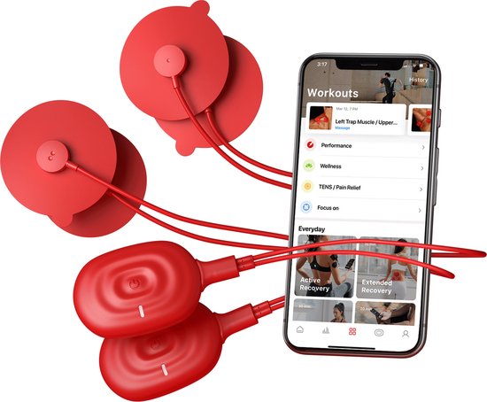Therabody Powerdot Duo - Smart Spierstimulatie - TENS & EMS - Elektrotherapie