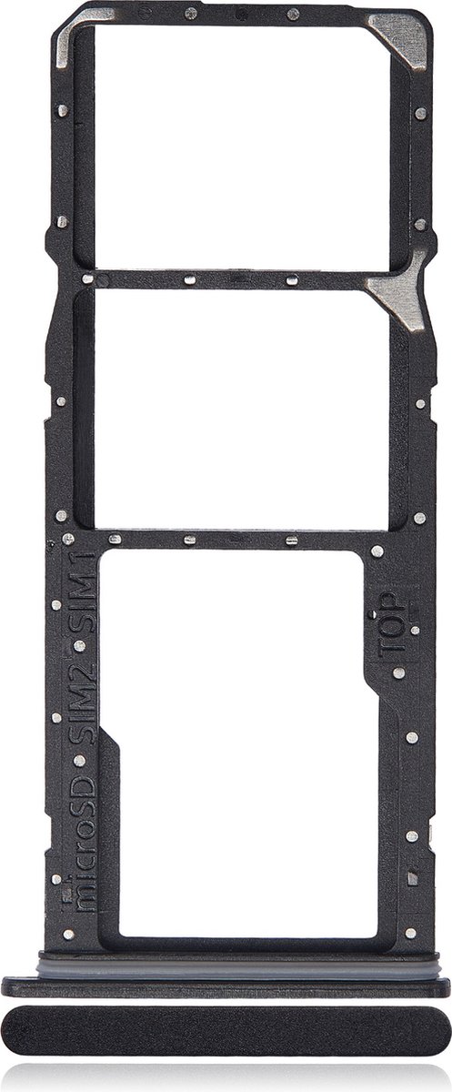 For Samsung Galaxy A03 Core (A032F) Dual Sim Card Tray (Black) -U