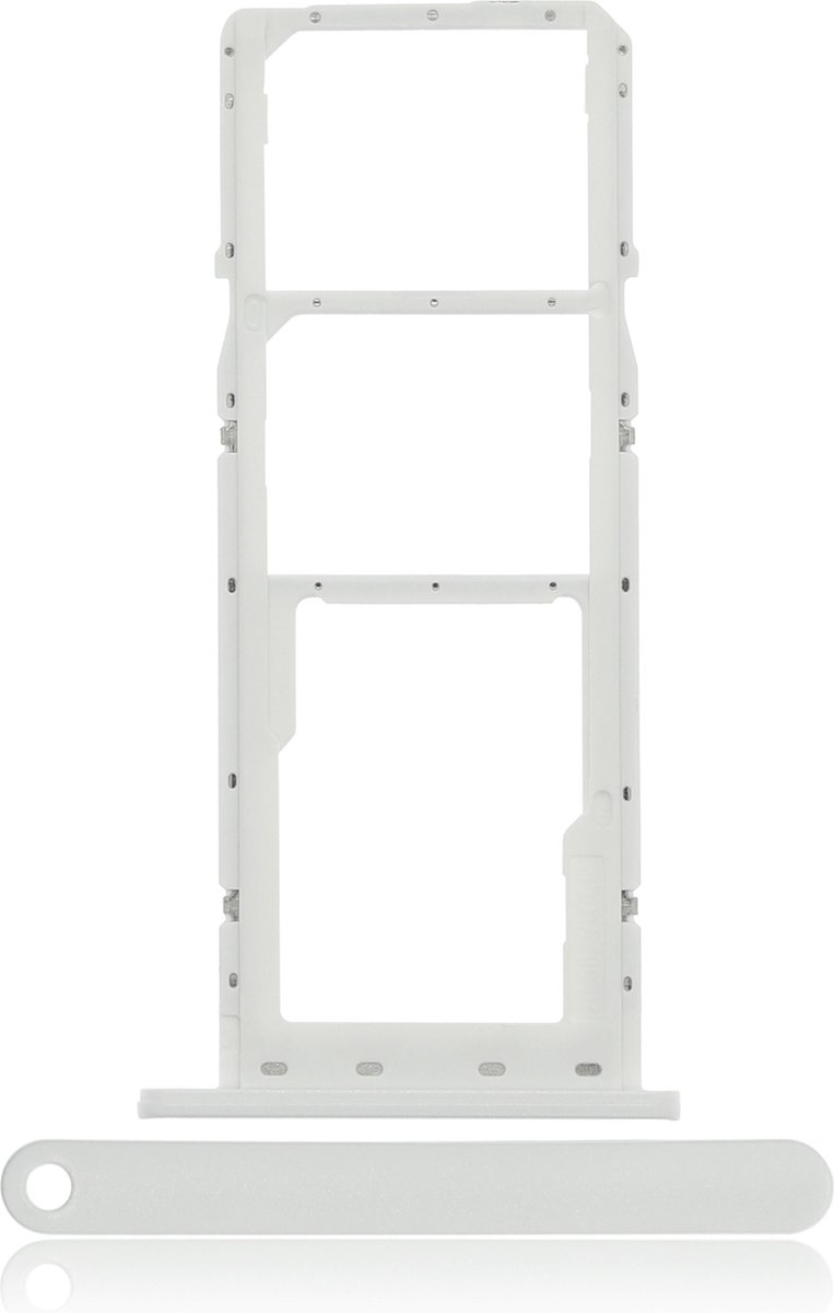 For Samsung Galaxy A03s (A037G) Dual Sim Card Tray (White)