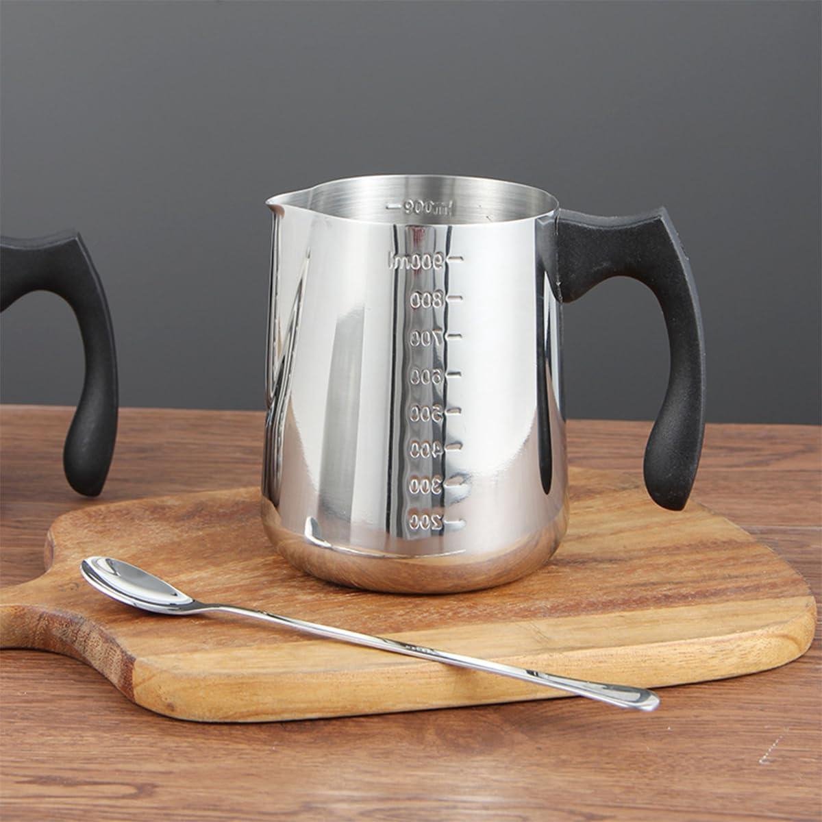 Nevolis Candle Making Jug 900ml Candle Melting Pot - Heat Resistant Handle Dripless Pitcher - Pouring Jar Candle Making .