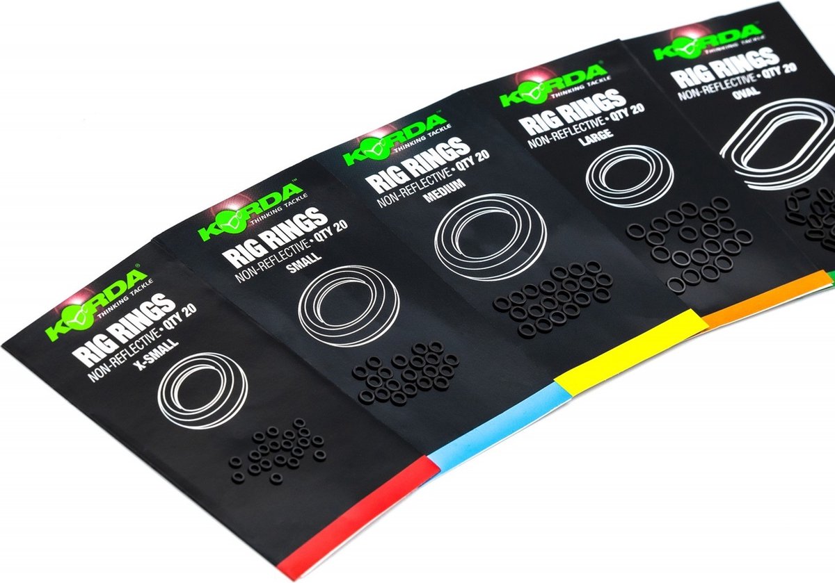 Korda Rig Rings Oval Qty:20