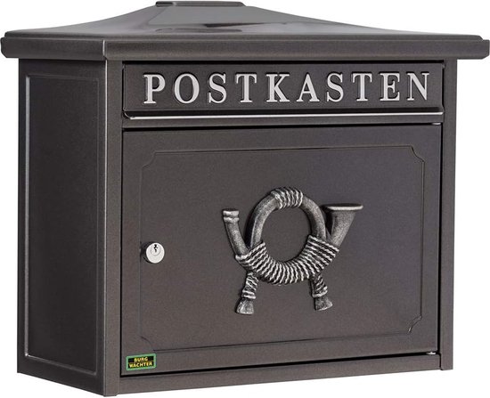 Sylt 1883 E Brievenbus - Klassiek design - A4-Inworpformaat - Verzinkt