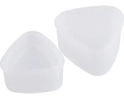 Sushi Onigiri mallen - Sushi vormen Triangel - 2 stuks - 2 maten