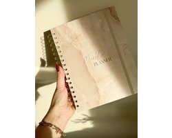 Marble Planner Umberstone Ongedateerde Agenda - To Do Planner voor Dag / Week / Maand - Hardcover Dagplanner met Weekoverzicht Ongedateerd Weekplanner met Spiraalbinding - Maandplanner voor School & Werk - Schoolplanner met Notitiepagina - Organizer