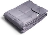 Verzwaringsdeken 9 kg - Weighted Blanket - Zwaarte - Verzwaarde Deken - 4 Seizoens - Grijs - Vivid Green
