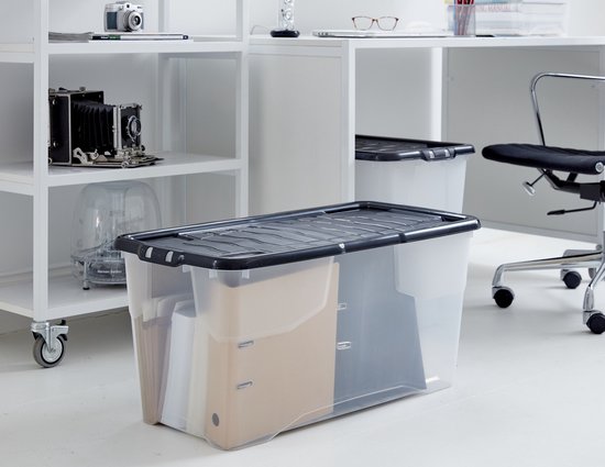 Kreher Opbergdoos, 100 liter, met deksel, waterdicht, stofdicht