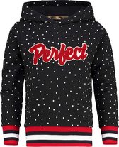 Vingino Meisjes Sweatshirt - Deep Black - Maat 140