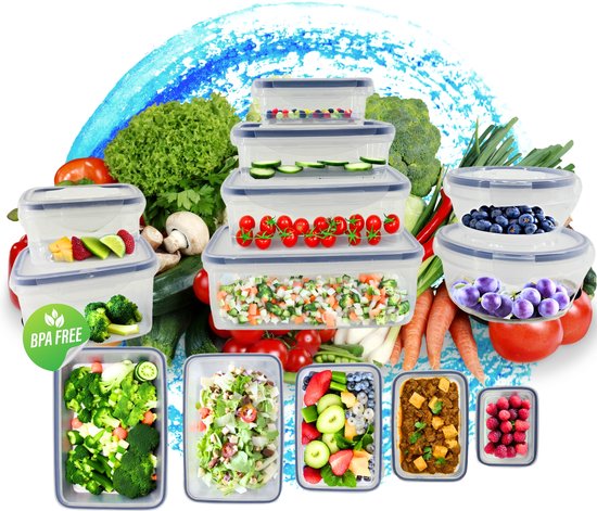 TronicXL 26-delige Vershoudbakjes Set